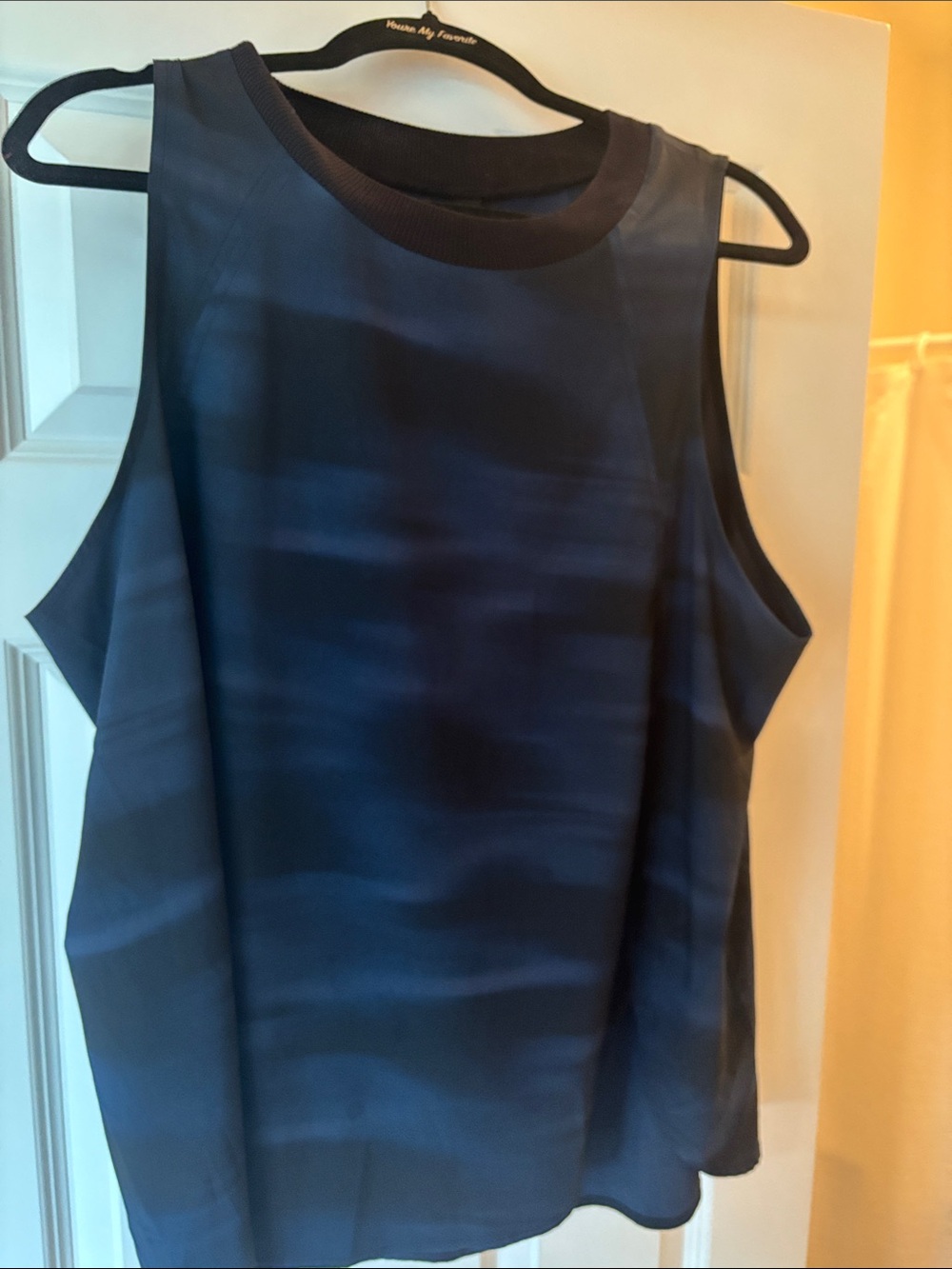 Athleta Navy Blue Ombre Sleeveless Tank